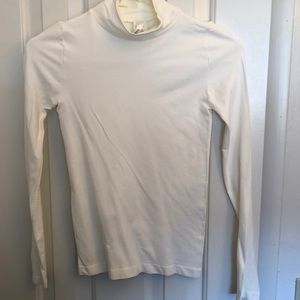 One Day Sale! One Size Mockneck Bodycon Shirt